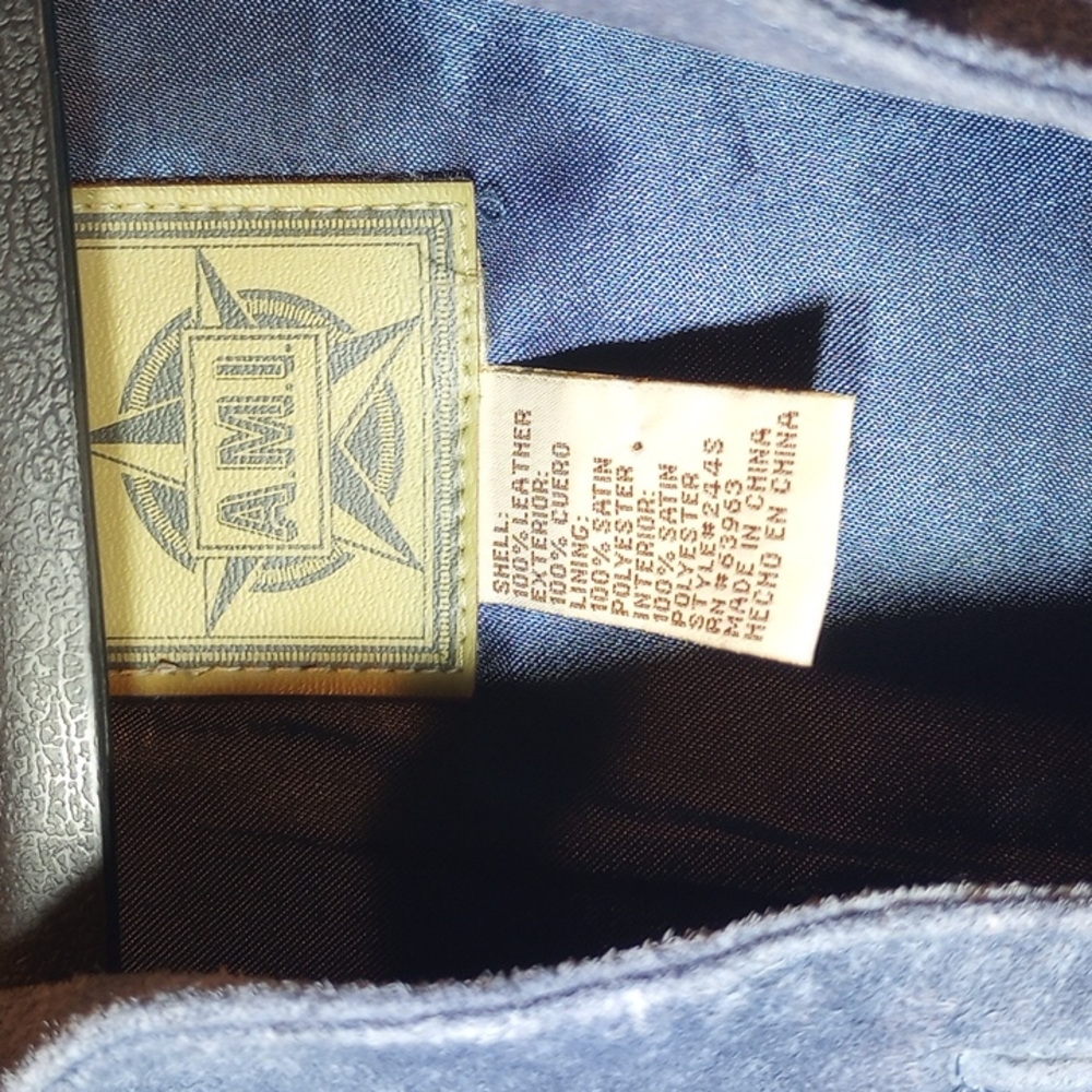 Ami Leather Jacket - image 3